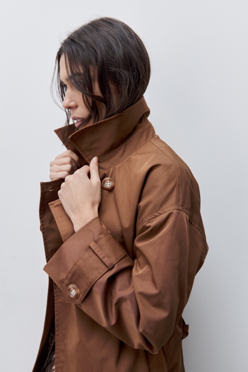 TRENCH ZUNO Chocolate