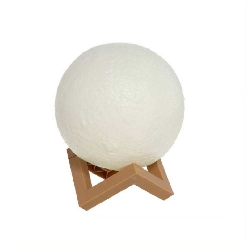 Lámpara Luna 15 Cm C/Pie A Pilas L/Calid LAMPARA LUNA 15 CM C/PIE A PILAS L/CALID