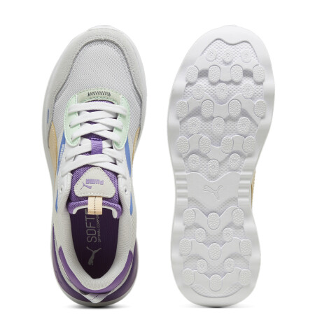 Championes de Mujer Puma Runtamed Platform Gris - Violeta - Blanco