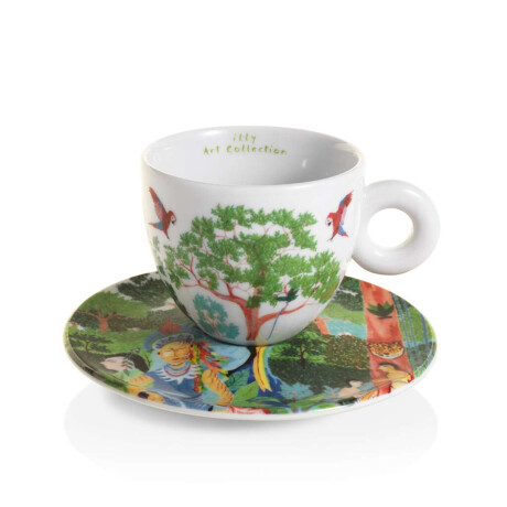 Set De 2 Tazas Para Cappuccino Biennale Illy Art Collection