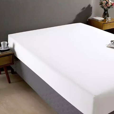 Sábana Ajustable 2 plazas Richmond House 100% Microfibra BLANCO