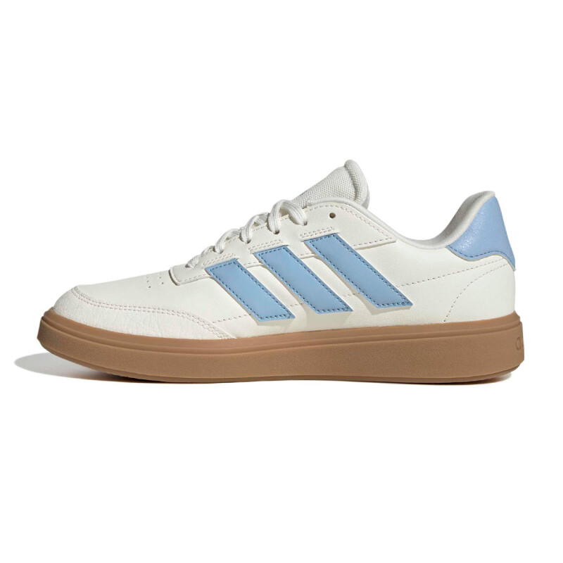Champion Mujer Adidas Courtblock Blanco-Celeste