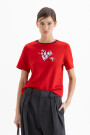 REMERA MARGARITA Rojo