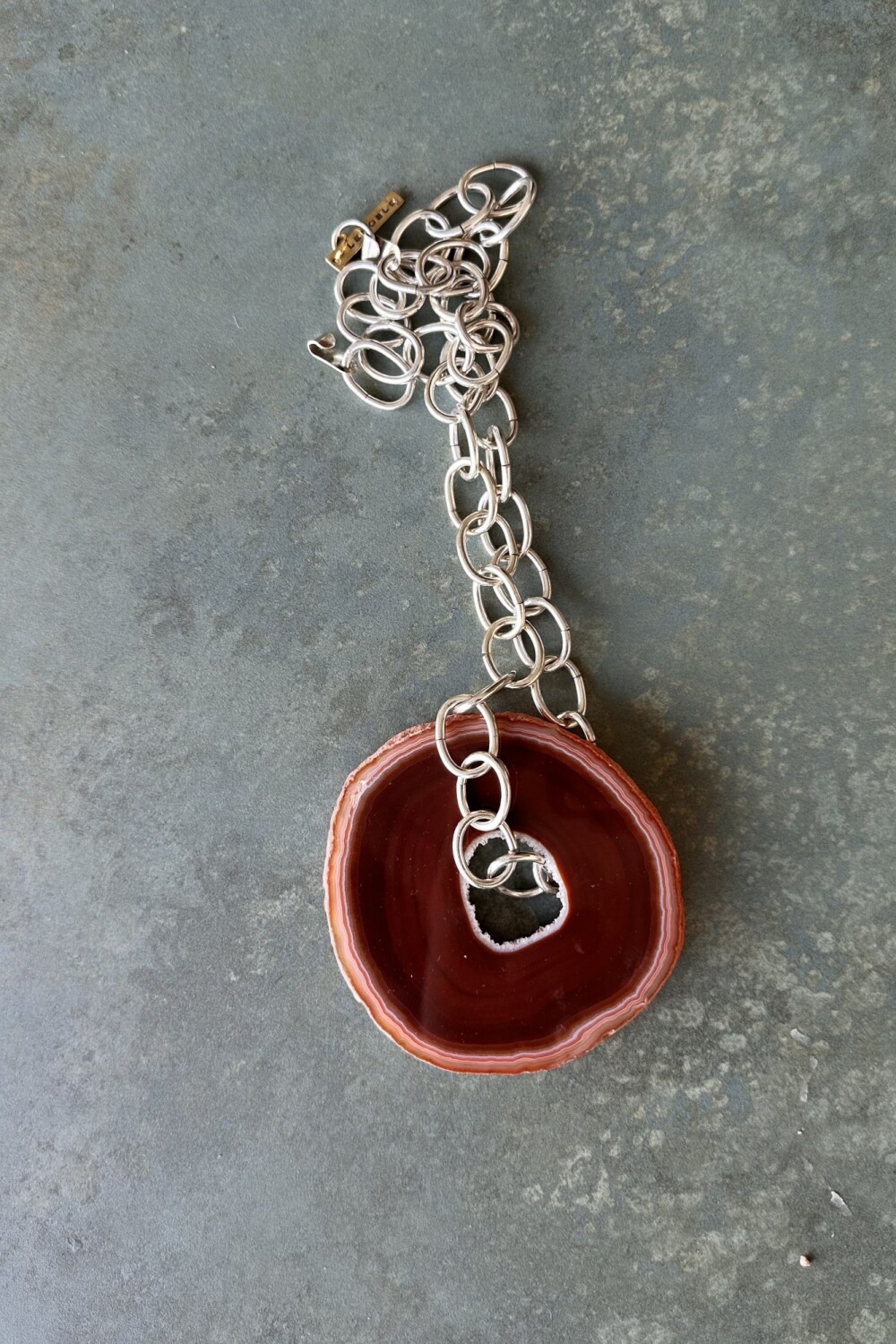 Agata Chain Necklaces Terracota