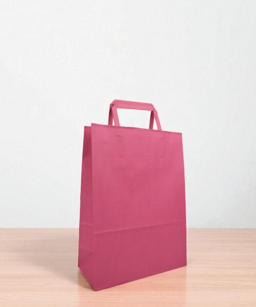 Bolsa lisa acuario 22x10x30 cm FUCSIA