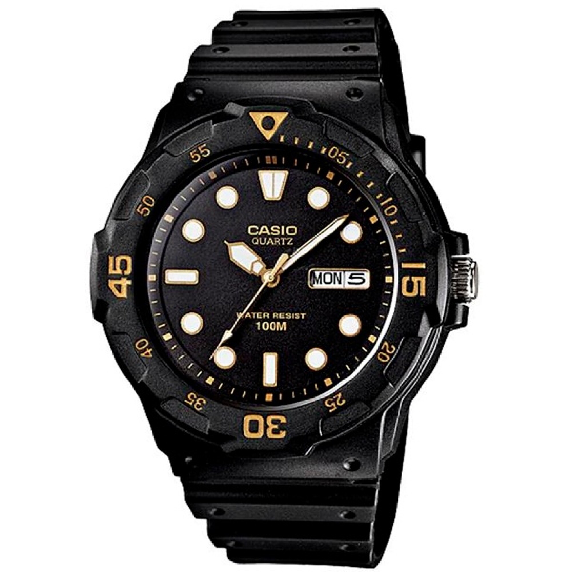 Reloj Casio Resina Clasico Negro WatchMe