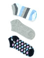 Medias Ankle Clasic, Pack X 3 Color Unico