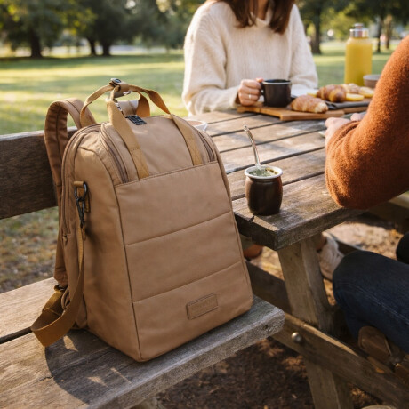 Matera Mochila Impermeable con Asas Chocolate