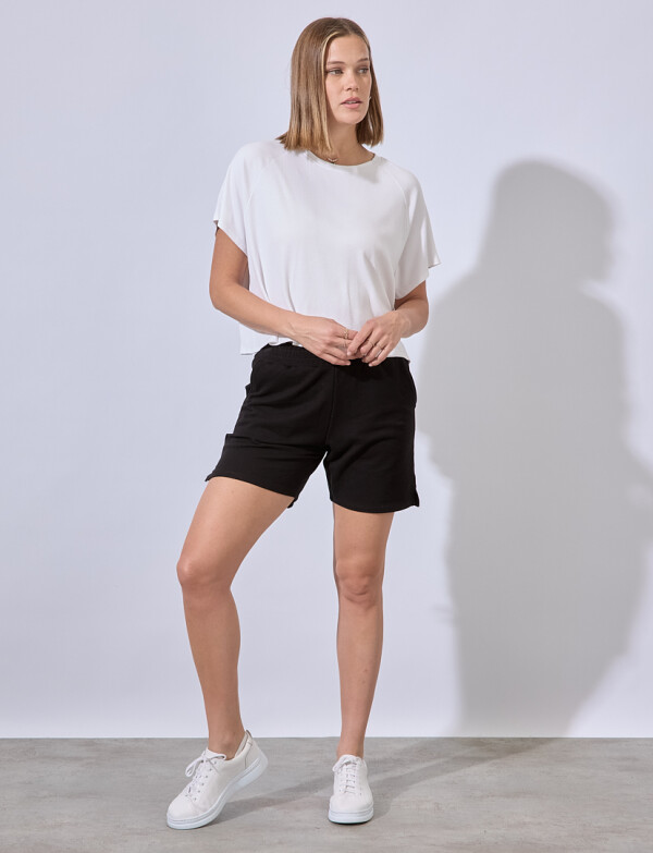 Short Comfy Algodon NEGRO