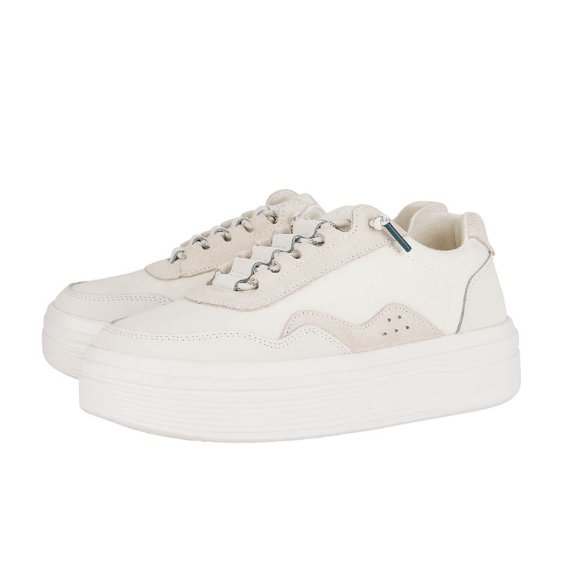Zapatillas Hudson Lift Sport Mujer Cream