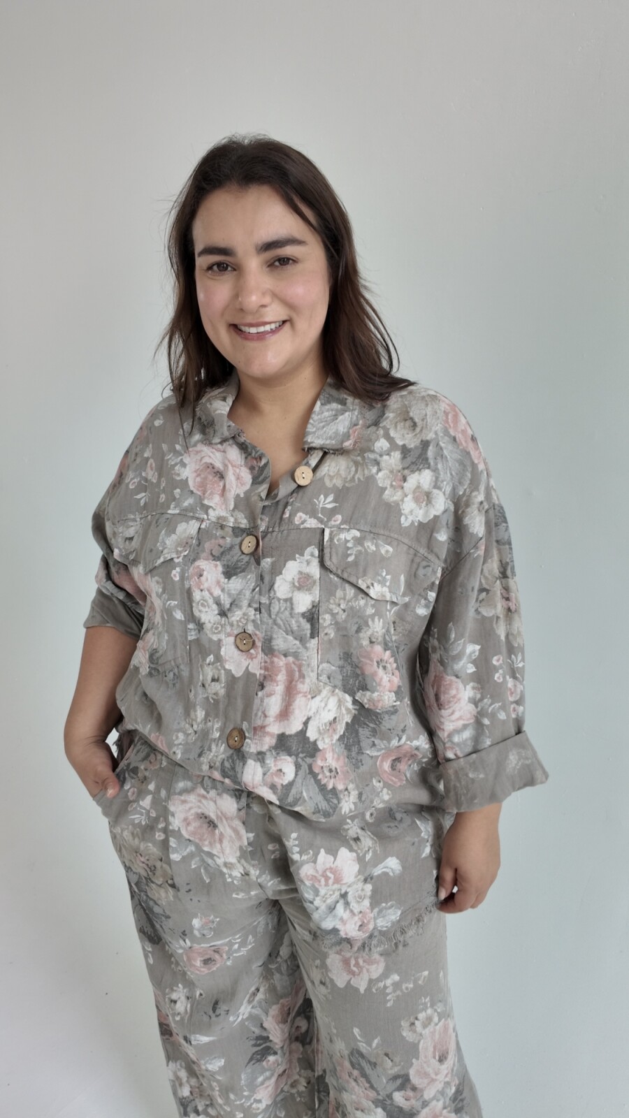 Camisa Málaga Beige