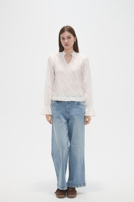 Blusa Oryval Marfil / Off White