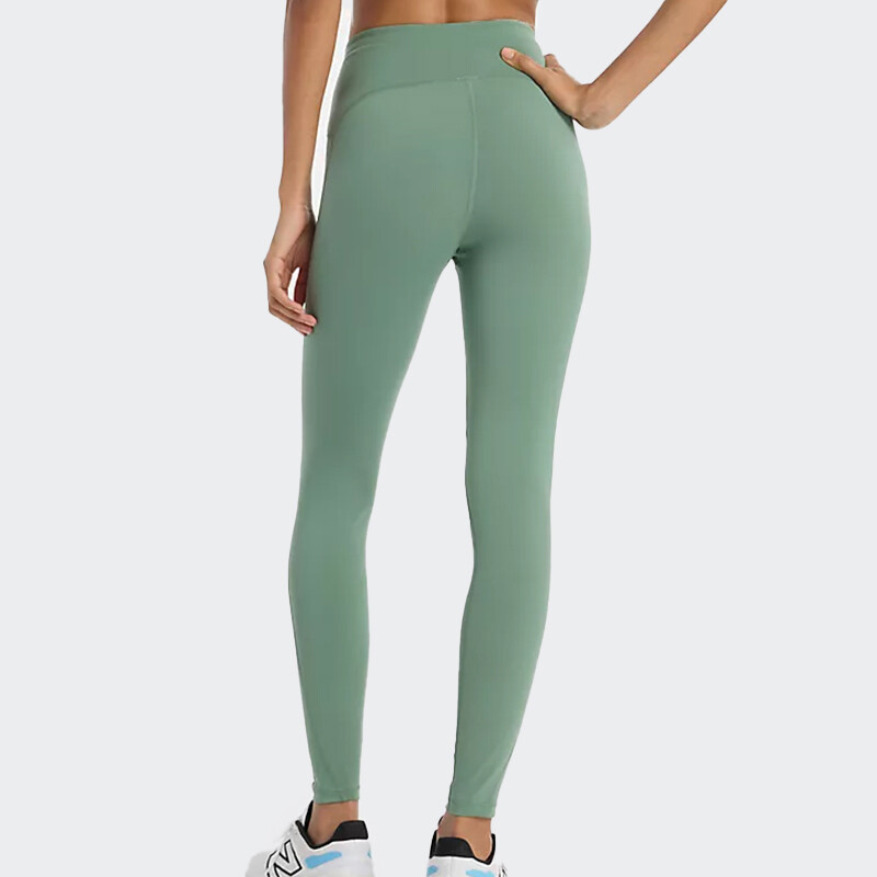 Calza New Balance Sleek High Rise Verde