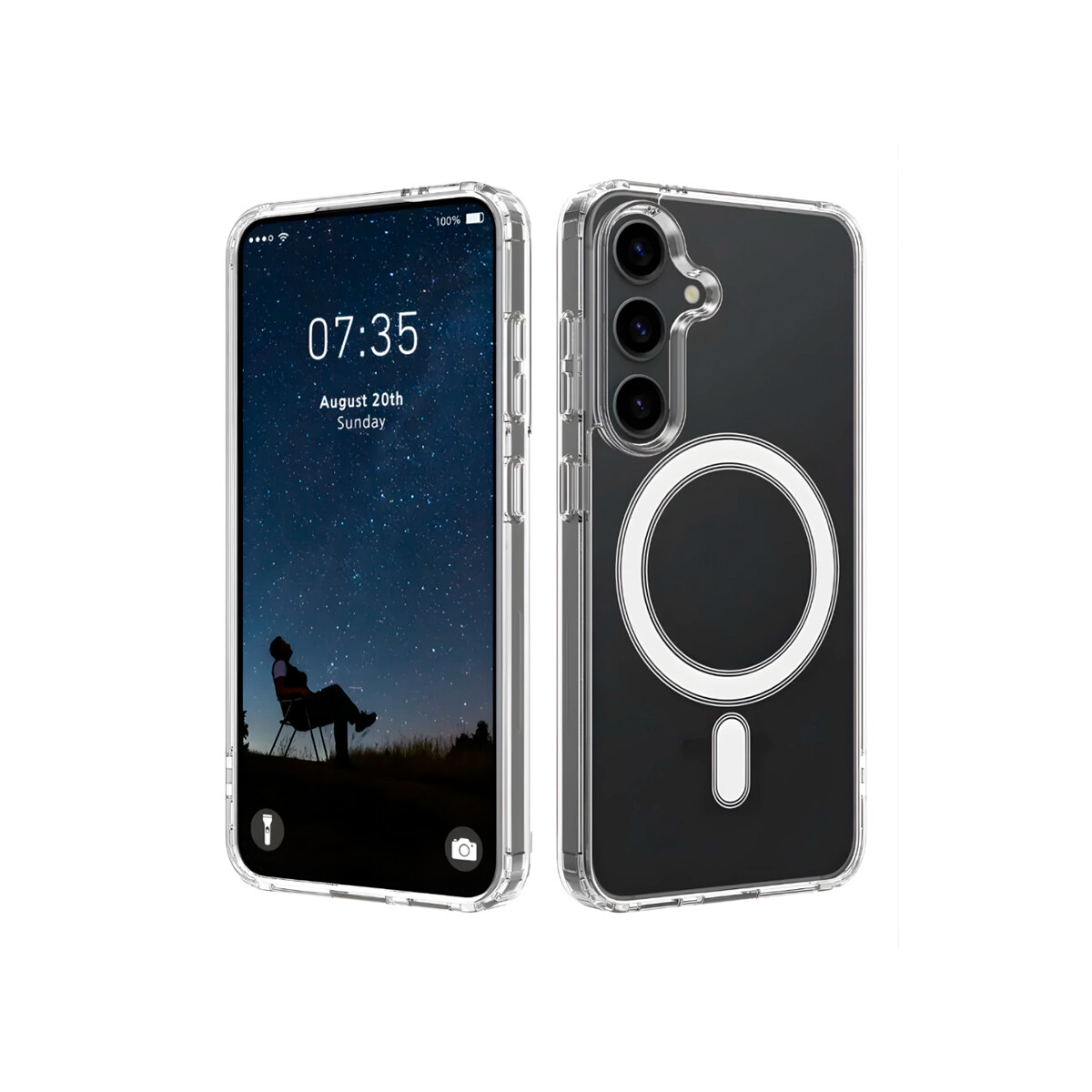 Protector para Samsung Galaxy S26 Plus transparente con MagSafe 