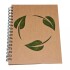 AGENDA ABEZETA 256 CLASSIC RECICLADA TAPA HOJAS VERDES