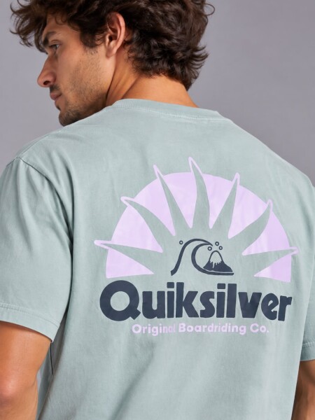 T-SHIRT QUIKSILVER 40616 M.C VERDE