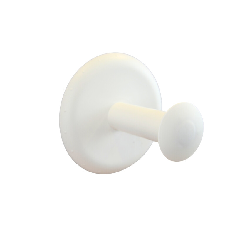 Porta papel con ventosa BLANCO