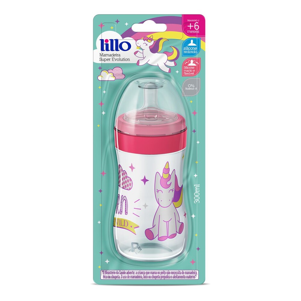 LILLO BIB SUPER EVOLU MAGIA ROSA 300 ML. única