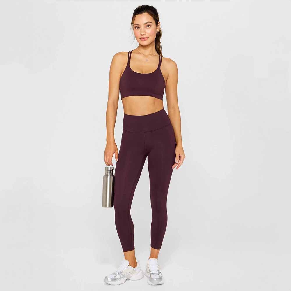 Leggings Define PowerHold High-Waisted 7/8 Mujer Oxblood