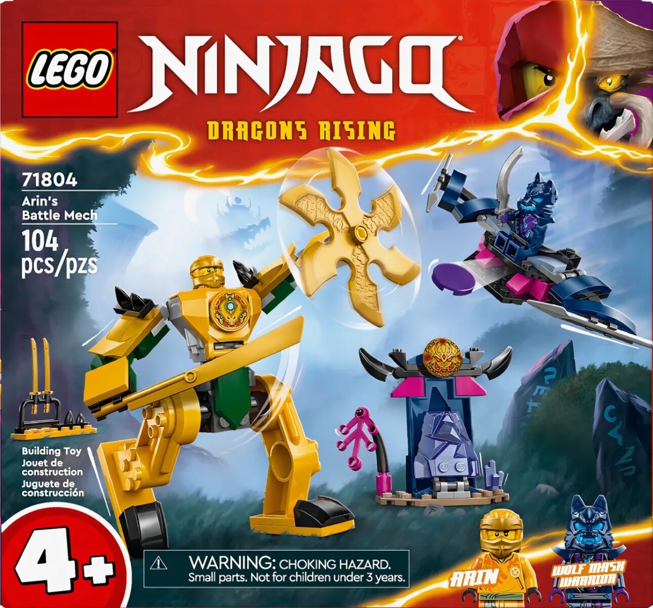 Lego Ninjago 71804 Meca De Combate De Arin 