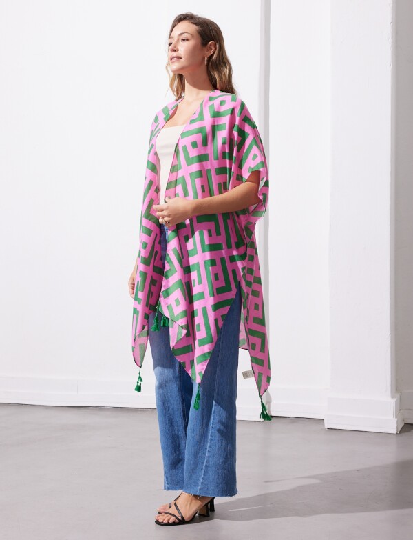 Kimono Printed FUCSIA/MULTI