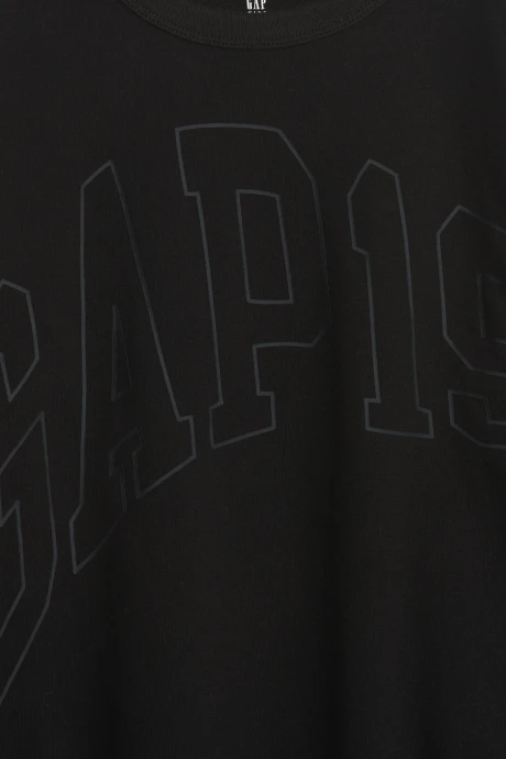 Buzo Deportivo Logo Gap Niño Black V2