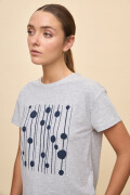 REMERA MARAYA Gris Melange