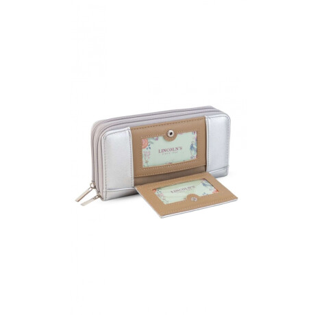 Billetera Hibisco Plata