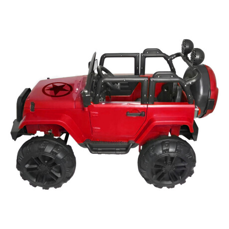 Auto Jeep Compact Batería C.remot Luz Música Español! Rojo