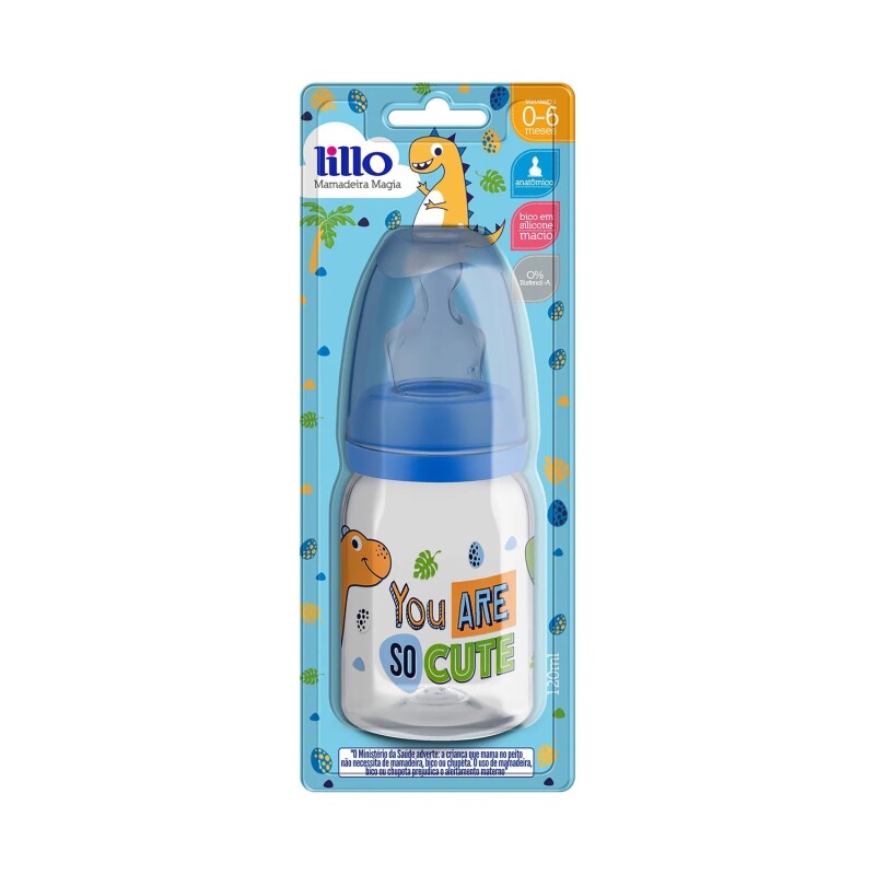 Mamadera Lillo 120 Ml. Azul 0+ Mamadera Lillo 120 Ml. Azul 0+