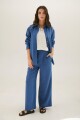 PANTALON LINO LAIA AZUL