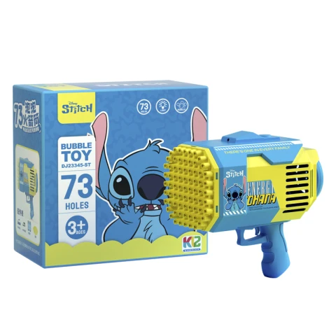 Burbujero Stitch Con Batería y Cargador 24 cm U