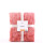 FLANNEL TRAMA DAMERO 2 PLAZAS ROSADO