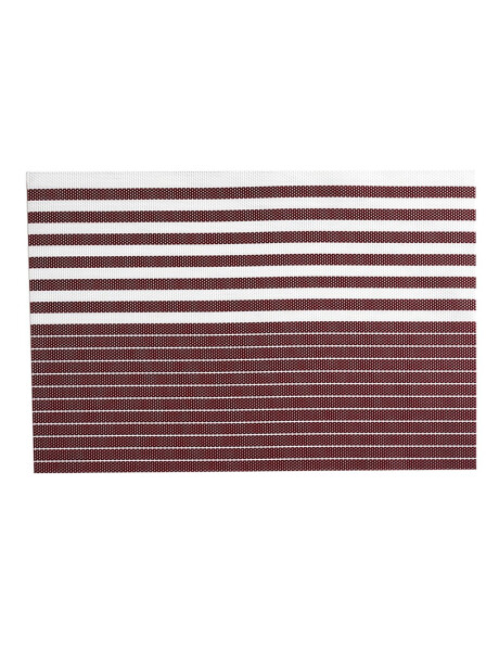 INDIVIDUAL PVC RAYAS 45x30CM ROJO/BLANCO INDIVIDUAL PVC RAYAS 45x30CM ROJO/BLANCO