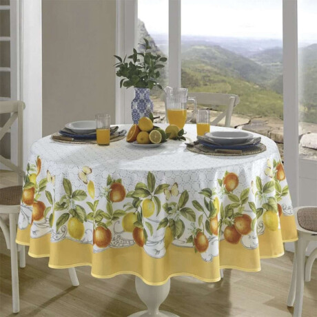 Mantel Redondo Renova Dohler 180 cm Cora