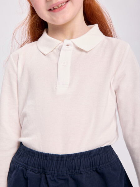 Remera polo Blanco