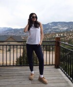 Leggings Jogger Cloud Jersey Mujer Deep Navy Heather