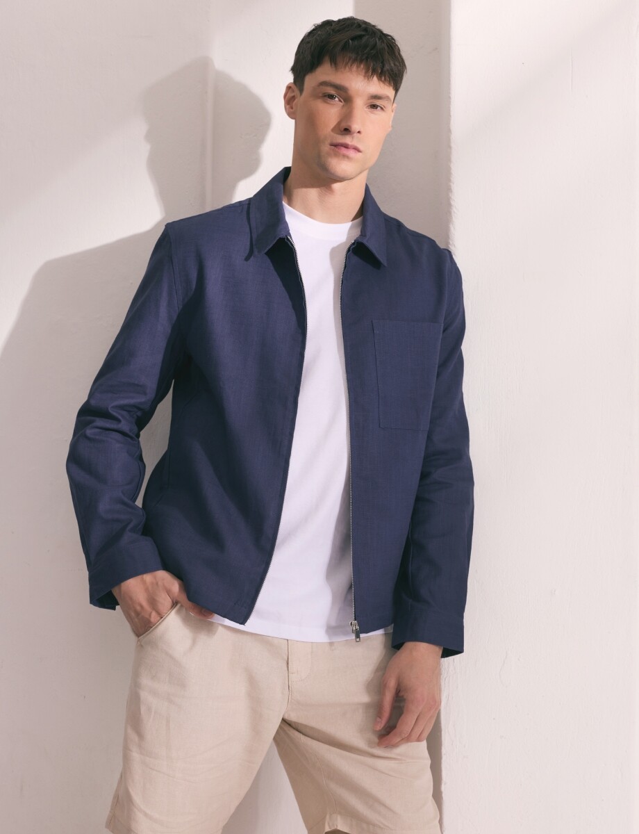 300576 CAMPERA HARRY Azul Oscuro