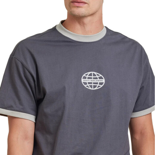 Remera Rusty Runel - Gris Remera Rusty Runel - Gris