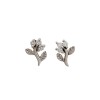 Caravanas Flor-Plata 925-Piedra zirconia-CA3028 Conpiedra