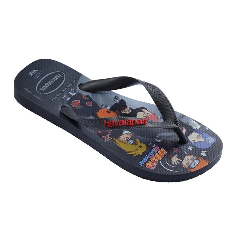 Sandalias Havaianas Top Naruto Hombre Nuevo Grafito/gris Plomo