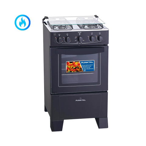 COCINA PUNKTAL SUPERGAS CON ENCENDIDO ELECTRICO PK-375C Negro