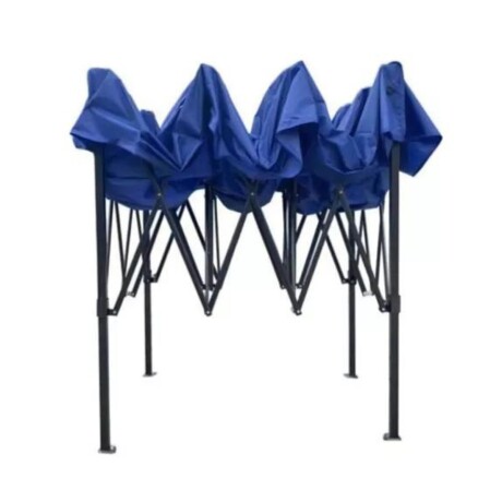 Gazebo Toldo Martillado Azul 3X3MT Metal Plegable Camping AZUL