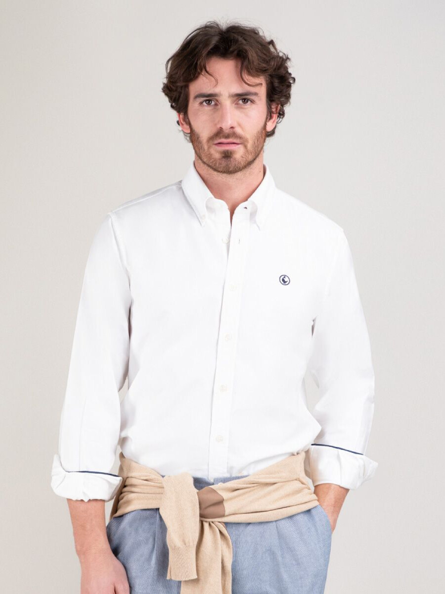 Camisa Oxford - Blanca 