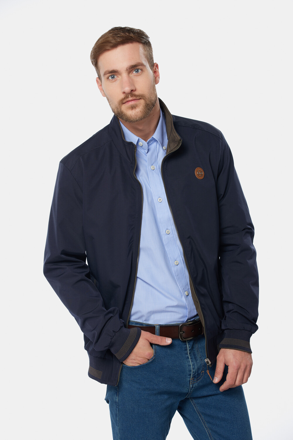 CAMPERA REVERSIBLE Azul