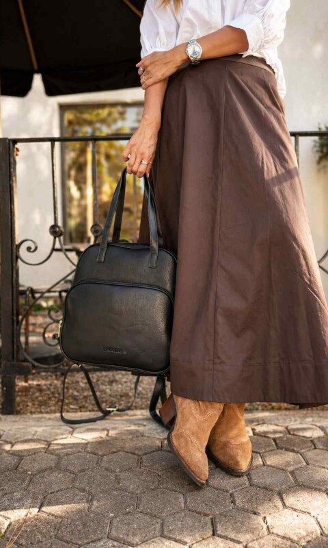 MOCHILA CLARA NEGRO
