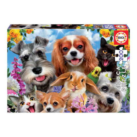 Puzzle Educa Rompecabezas Selfie Mascotas 200 Piezas Puzzle Educa Rompecabezas Selfie Mascotas 200 Piezas