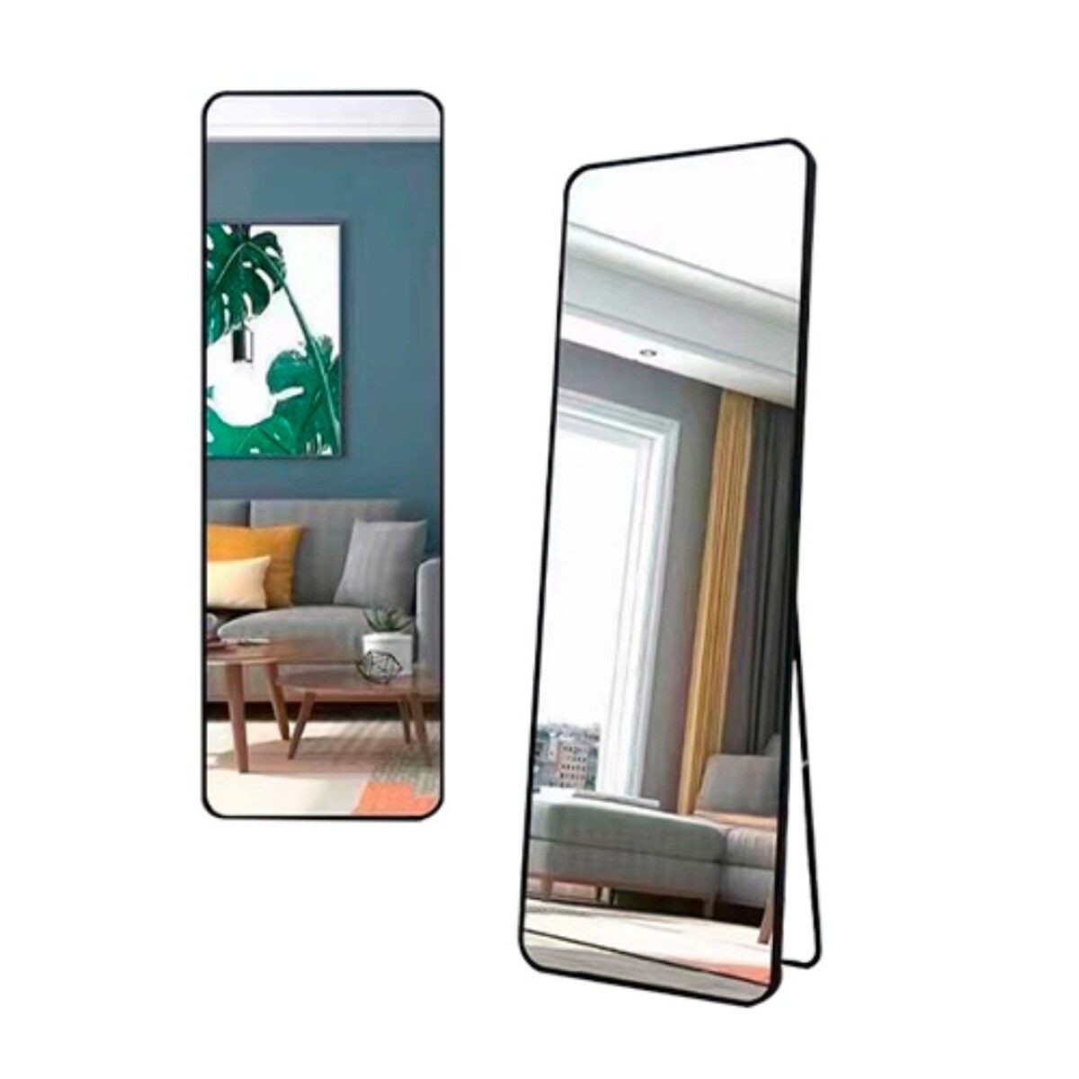 Espejos Rectangular Marco y Base 36cm x146cm 