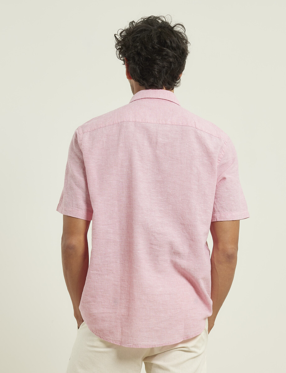 012265 CAMISA HARRINGTON LABEL Rosado