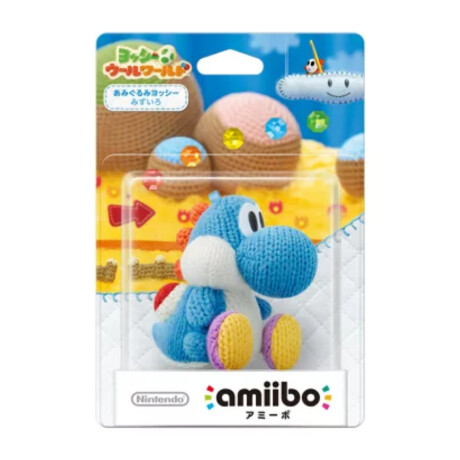 Amiibo Yoshi De Lana Azul Amiibo Yoshi De Lana Azul